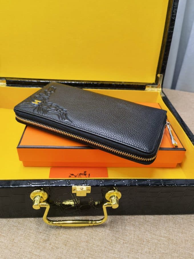 エルメス財布コピー 定番人気2021新品 Hermesメンズ 長財布 - 画像 (4)