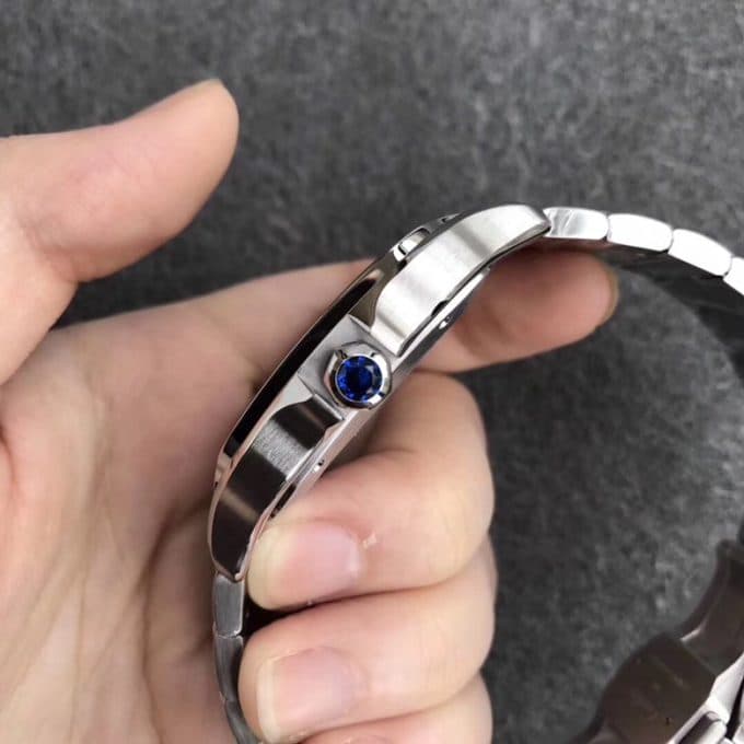 高品質カルティエ サントス コピーシリーズ メンズ 自動巻き - 画像 (3)