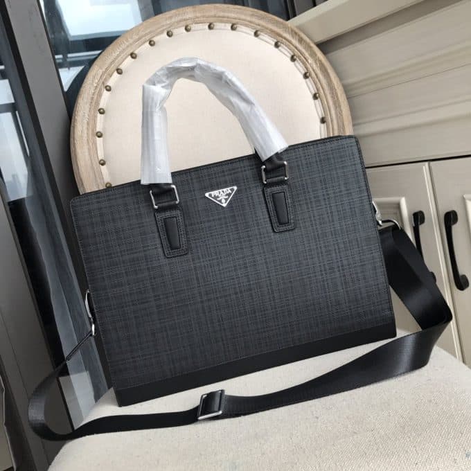 高品質プラダバッグコピー 2022新品注目度NO.1 PRADA メンズ ブリーフケース - 画像 (3)