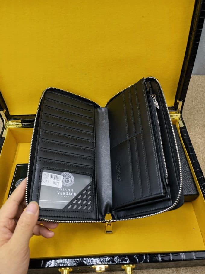 ヴェルサーチェ財布コピー 大人気2021新品 VERSACE メンズ 長財布 - 画像 (7)