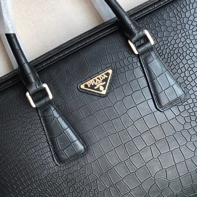 人気高級プラダバッグコピー 2022新品注目度NO.1 PRADA メンズ ブリーフケース - 画像 (4)