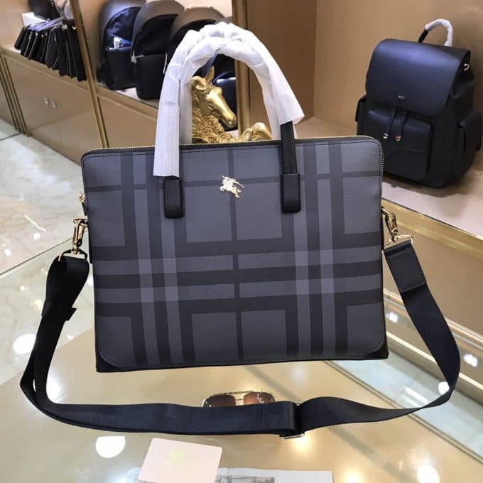 バーバリーバッグコピー 2022新品注目度NO.1 BURBERRY メンズ ブリーフケース - 画像 (4)