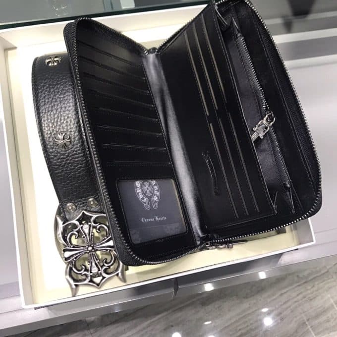 高品質 クロムハーツ財布コピー 定番人気2021新品 Chrome Hearts メンズ 長財布 - 画像 (7)