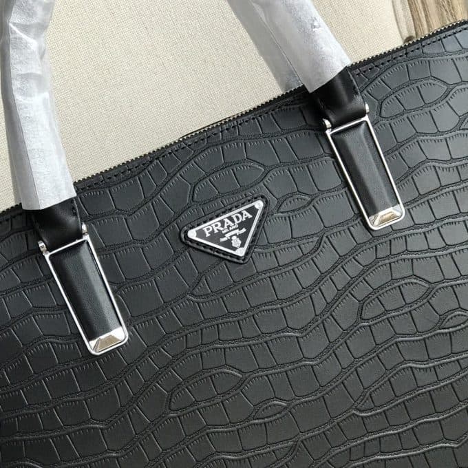 高品質プラダバッグコピー 定番人気2022新品 PRADA メンズ ブリーフケース - 画像 (5)