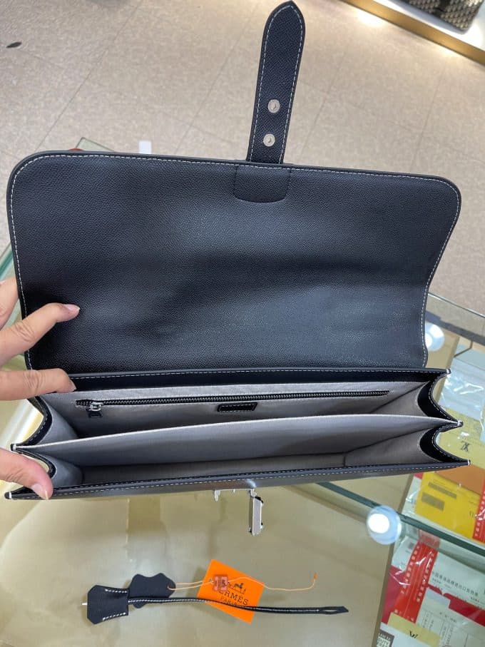 人気高級 エルメスバッグコピー 定番人気2022新品 HERMES メンズ ブリーフケース - 画像 (8)