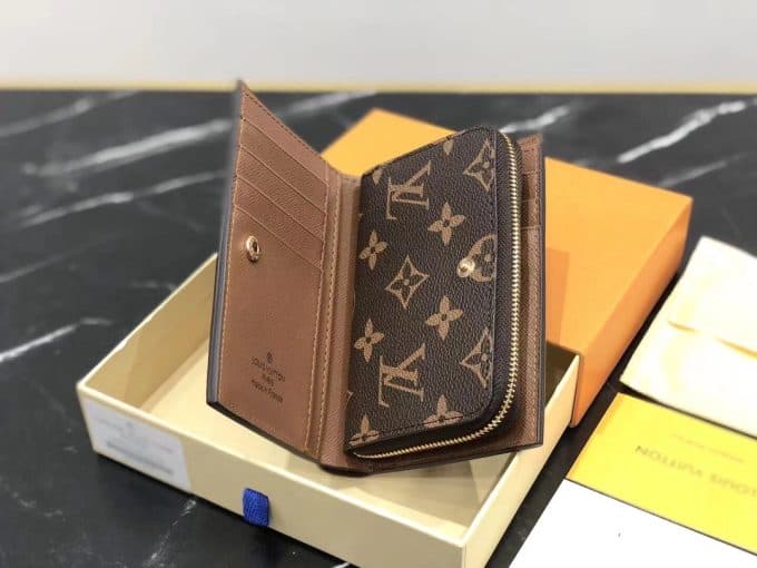 ルイヴィトン財布コピー 定番人気2021新品 Louis Vuitton レディース 男女兼用 財布 2色 - 画像 (4)