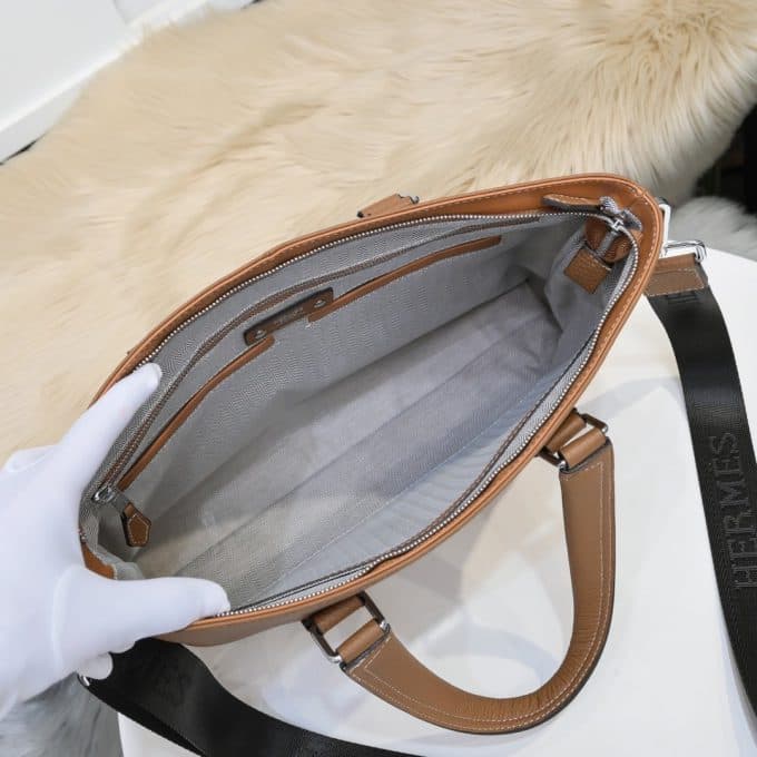 人気高級エルメスバッグコピー 大人気2022新品 HERMES メンズ ブリーフケース - 画像 (9)