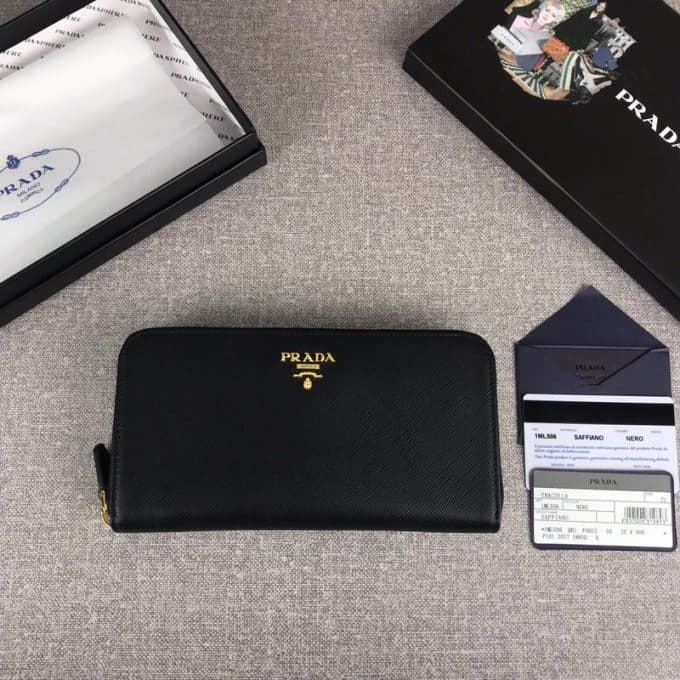 プラダ財布コピー 定番人気2021新品 PRADA メンズ 長財布
