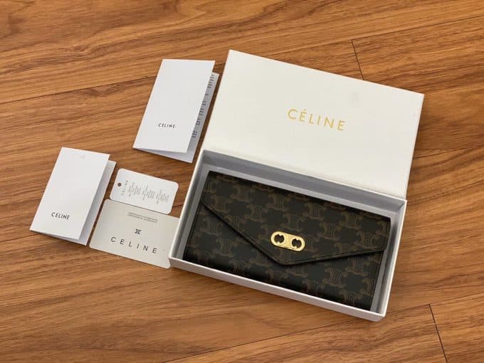 セリーヌ財布コピー 大人気2021新品 Celine 男女兼用 長財布 2色 - 画像 (2)