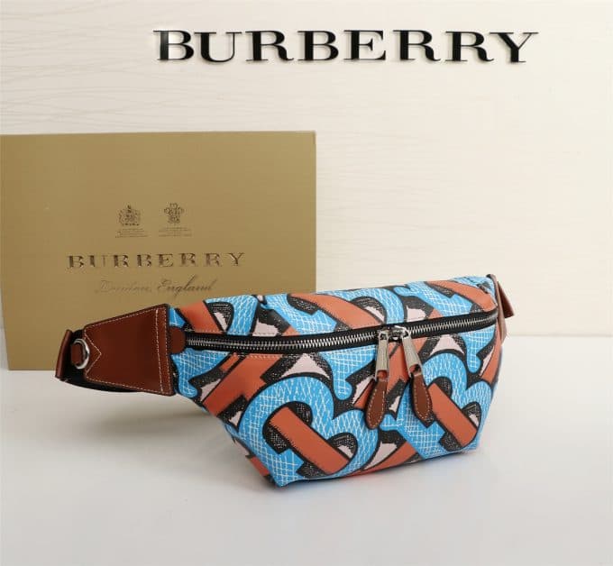 バーバリーバッグコピー 定番人気2022新品 BURBERRY 男女兼用 ウエストポーチ - 画像 (4)