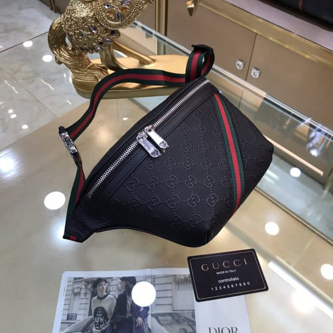 グッチバッグコピー 定番人気2022新品 GUCCI メンズ ウエストポーチ - 画像 (4)