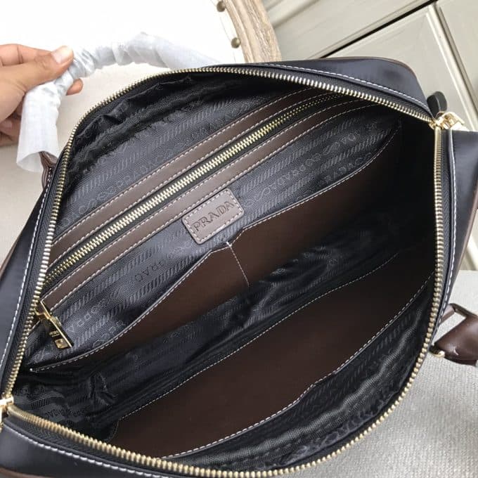 高品質プラダバッグコピー 定番人気2022新品 PRADA メンズ ブリーフケース - 画像 (9)