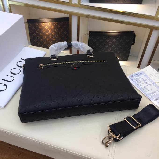 人気高級グッチバッグコピー 2022新品注目度NO.1 GUCCI メンズ ブリーフケース - 画像 (5)