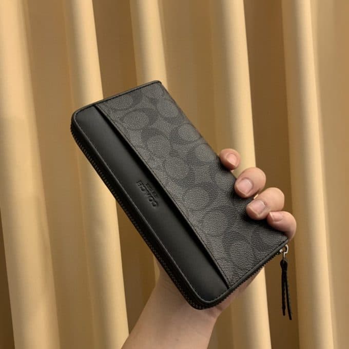 コーチ財布コピー 定番人気2021新品 Coach メンズ 長財布 - 画像 (4)