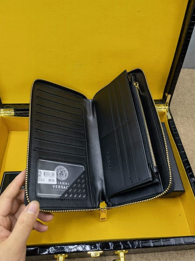 ヴェルサーチェ財布コピー 定番人気2021新品 VERSACE メンズ 長財布 - 画像 (7)