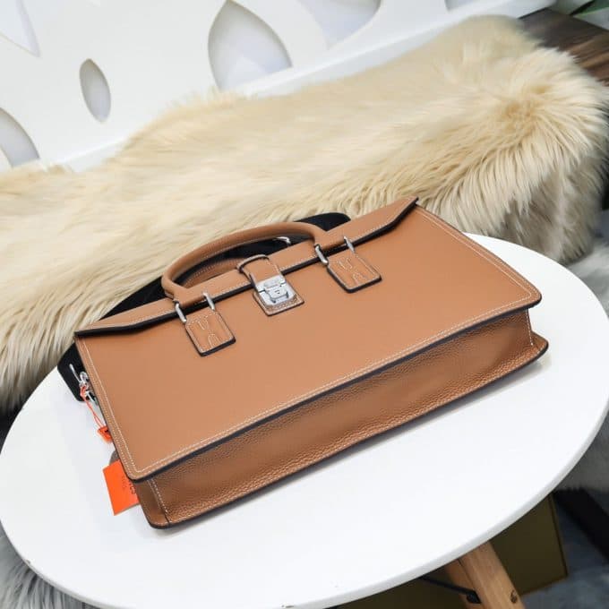 高品質エルメスバッグコピー 定番人気2022新品 HERMES メンズ ブリーフケース - 画像 (7)