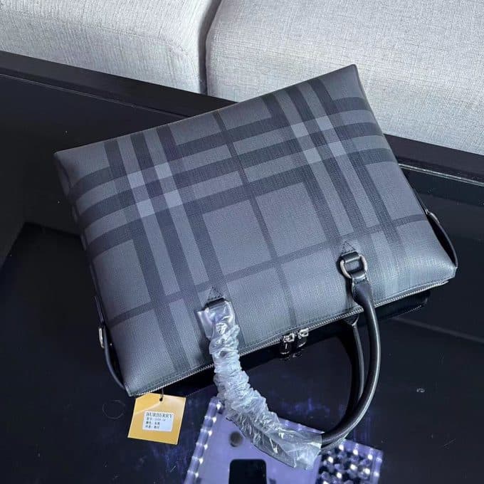 バーバリーバッグコピー 定番人気2022新品 BURBERRY メンズ ブリーフケース - 画像 (5)