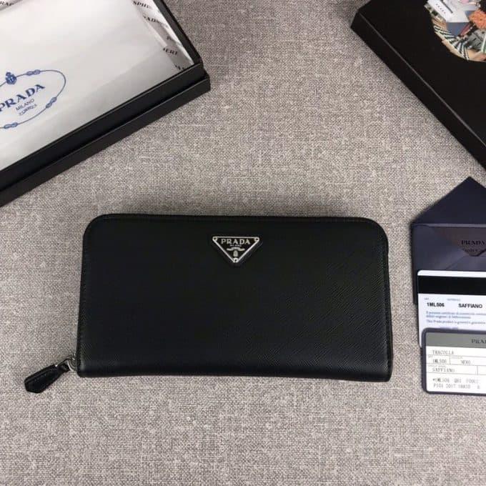 プラダ財布コピー 定番人気2021新品 PRADA メンズ 長財布
