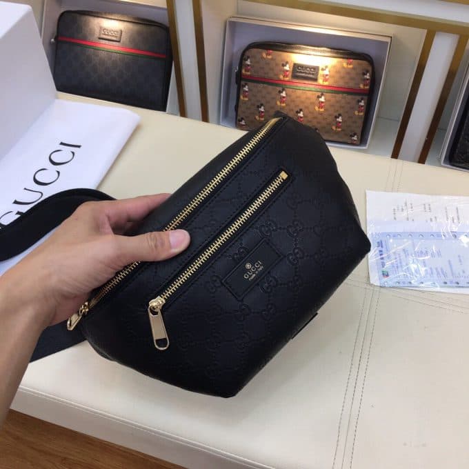 グッチバッグコピー 大人気2022新品 GUCCI メンズ ウエストポーチ - 画像 (4)