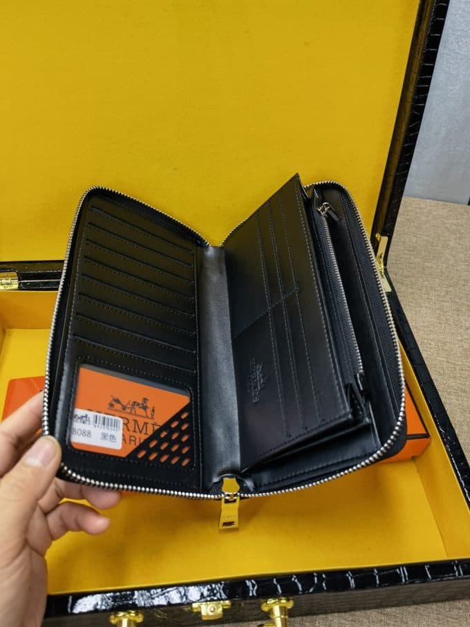 エルメス財布コピー 定番人気2021新品 Hermes メンズ 長財布 - 画像 (7)