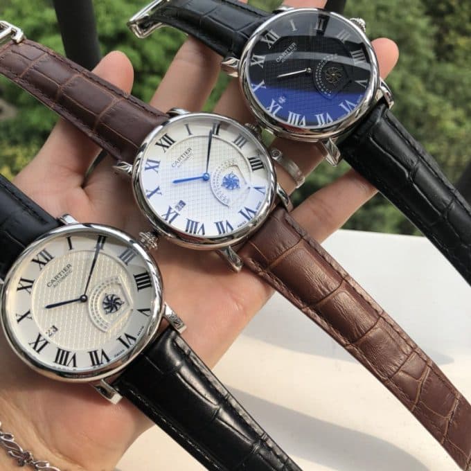 定番人気カルティエ ロトンド ドゥ カルティエ コピーシリーズ メンズ 自動巻き5色 - 画像 (7)