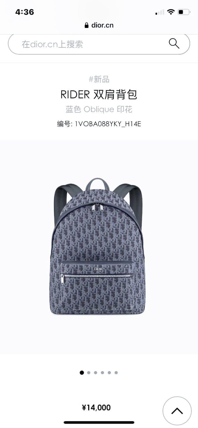 人気高級 ディオールバッグコピー 大人気2022新品 Dior メンズ バックパック - 画像 (2)