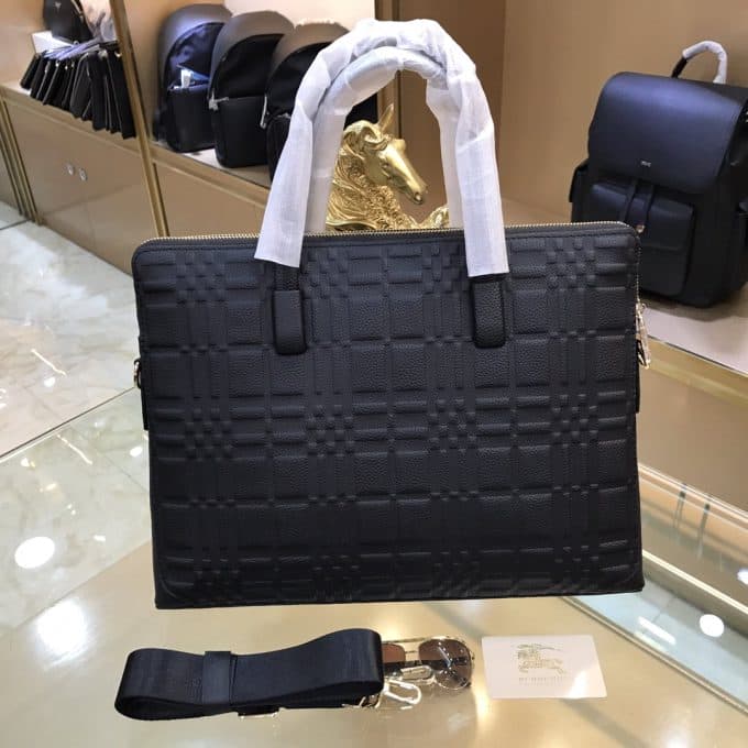 バーバリーバッグコピー 定番人気2022新品 BURBERRY メンズ ブリーフケース - 画像 (2)