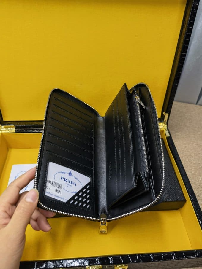 プラダ財布コピー 大人気2021新品 PRADA メンズ 長財布 - 画像 (7)