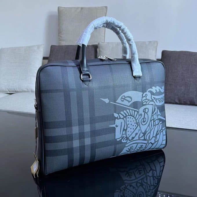 バーバリーバッグコピー 大人気2022新品 BURBERRY メンズ ブリーフケース - 画像 (2)