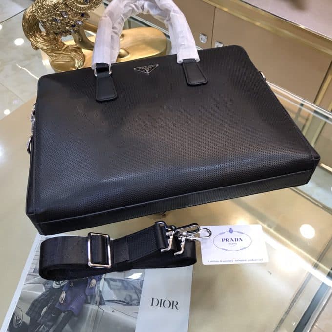 高品質プラダバッグコピー 定番人気2022新品 PRADA メンズ ブリーフケース - 画像 (7)