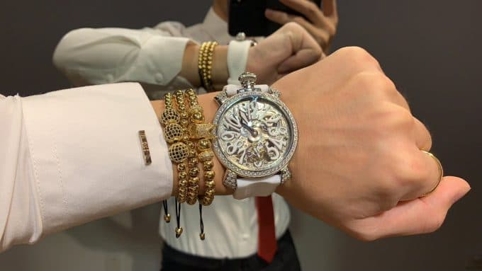 高品質ガガミラノ コピー 時計 GaGa MILANOメンズ 自動巻き 2色 - 画像 (8)