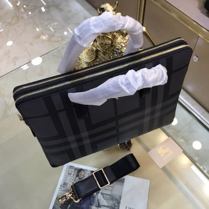バーバリーバッグコピー 2022新品注目度NO.1 BURBERRY メンズ ブリーフケース - 画像 (6)