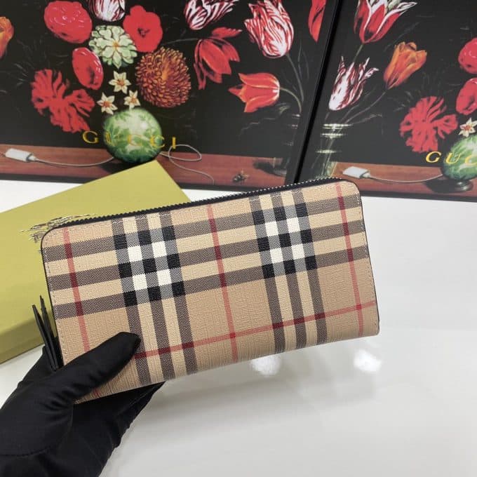 バーバリー財布コピー 定番人気2021新品 BURBERRY 男女兼用 長財布 - 画像 (2)