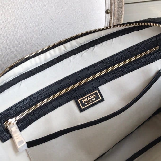 人気高級プラダバッグコピー 2022新品注目度NO.1 PRADA メンズ ブリーフケース - 画像 (9)