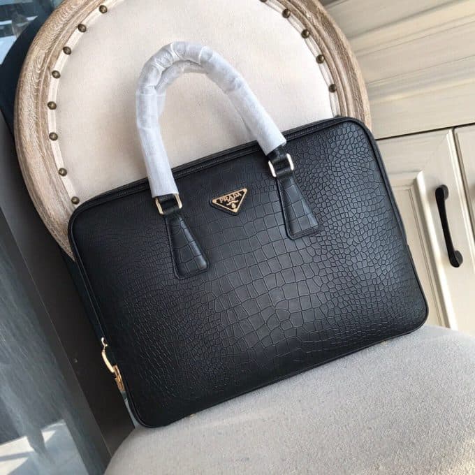 人気高級プラダバッグコピー 2022新品注目度NO.1 PRADA メンズ ブリーフケース - 画像 (3)