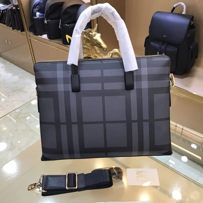 バーバリーバッグコピー 2022新品注目度NO.1 BURBERRY メンズ ブリーフケース - 画像 (2)