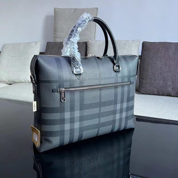 バーバリーバッグコピー 定番人気2022新品 BURBERRY メンズ ブリーフケース - 画像 (4)
