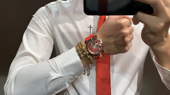 注目度NO.1売れ筋ガガミラノ コピー時計 GaGa MILANO メンズ 自動巻き 3色 - 画像 (6)