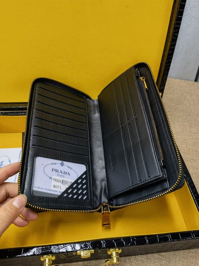 プラダ財布コピー 定番人気2021新品 PRADA メンズ 長財布 - 画像 (7)