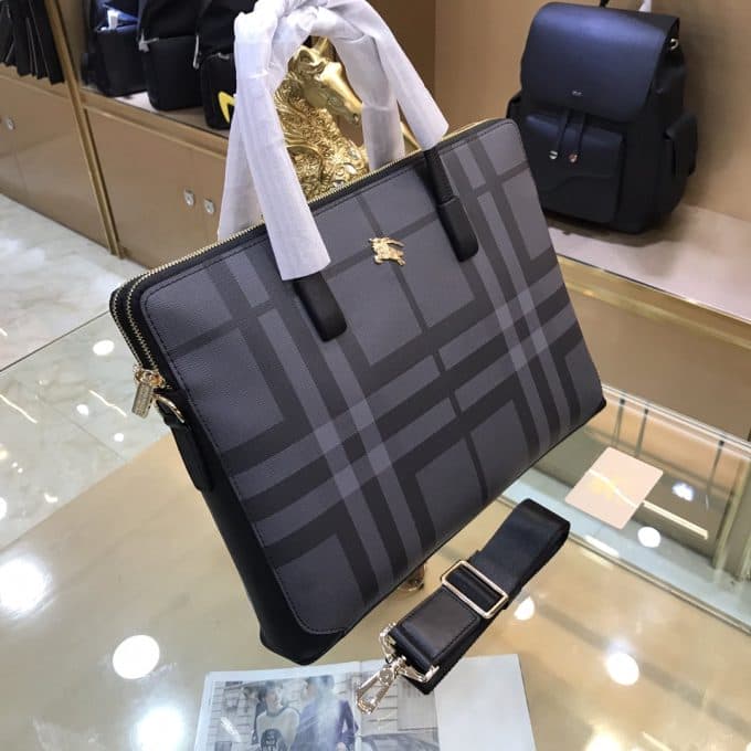 バーバリーバッグコピー 2022新品注目度NO.1 BURBERRY メンズ ブリーフケース - 画像 (3)