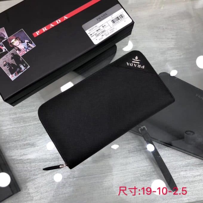 プラダ財布コピー 定番人気2021新品 PRADA メンズ 長財布