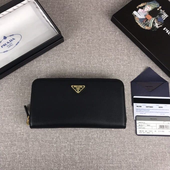 プラダ財布コピー 定番人気2021新品 PRADA メンズ 長財布
