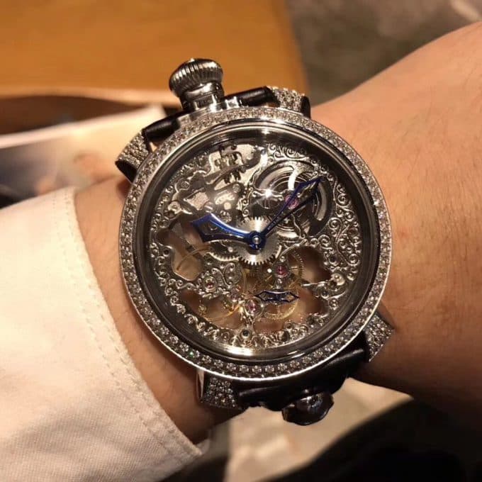 高品質ガガミラノ コピー時計 GaGa MILANO メンズ 自動巻き - 画像 (5)