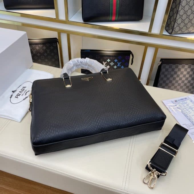 高品質 プラダバッグコピー 定番人気2022新品 PRADA メンズ ブリーフケース - 画像 (4)