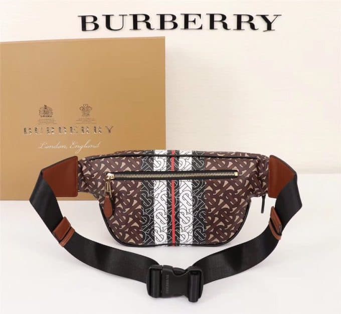 バーバリーバッグコピー 大人気2022新品 BURBERRY 男女兼用 ウエストポーチ - 画像 (4)