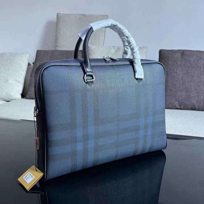 バーバリーバッグコピー 大人気2022新品 BURBERRY メンズ ブリーフケース - 画像 (2)