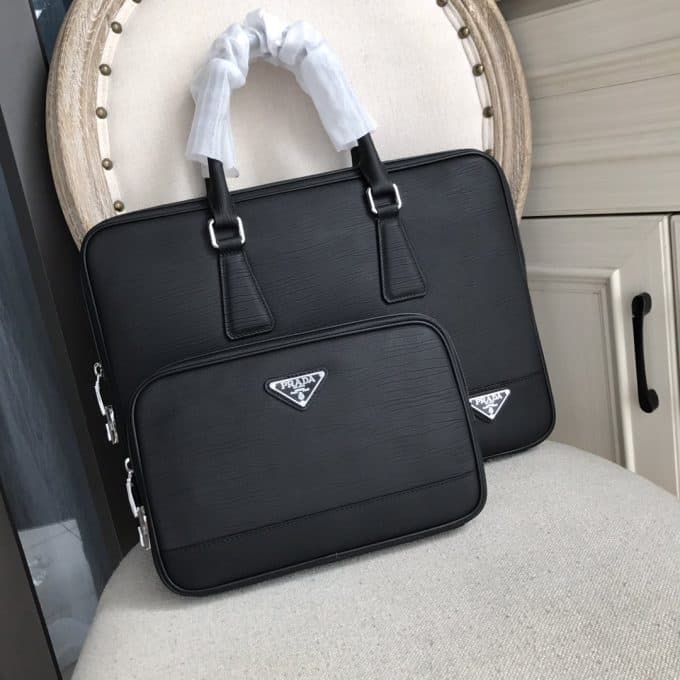 人気高級プラダバッグコピー 定番人気2022新品 PRADA メンズ ブリーフケース - 画像 (4)