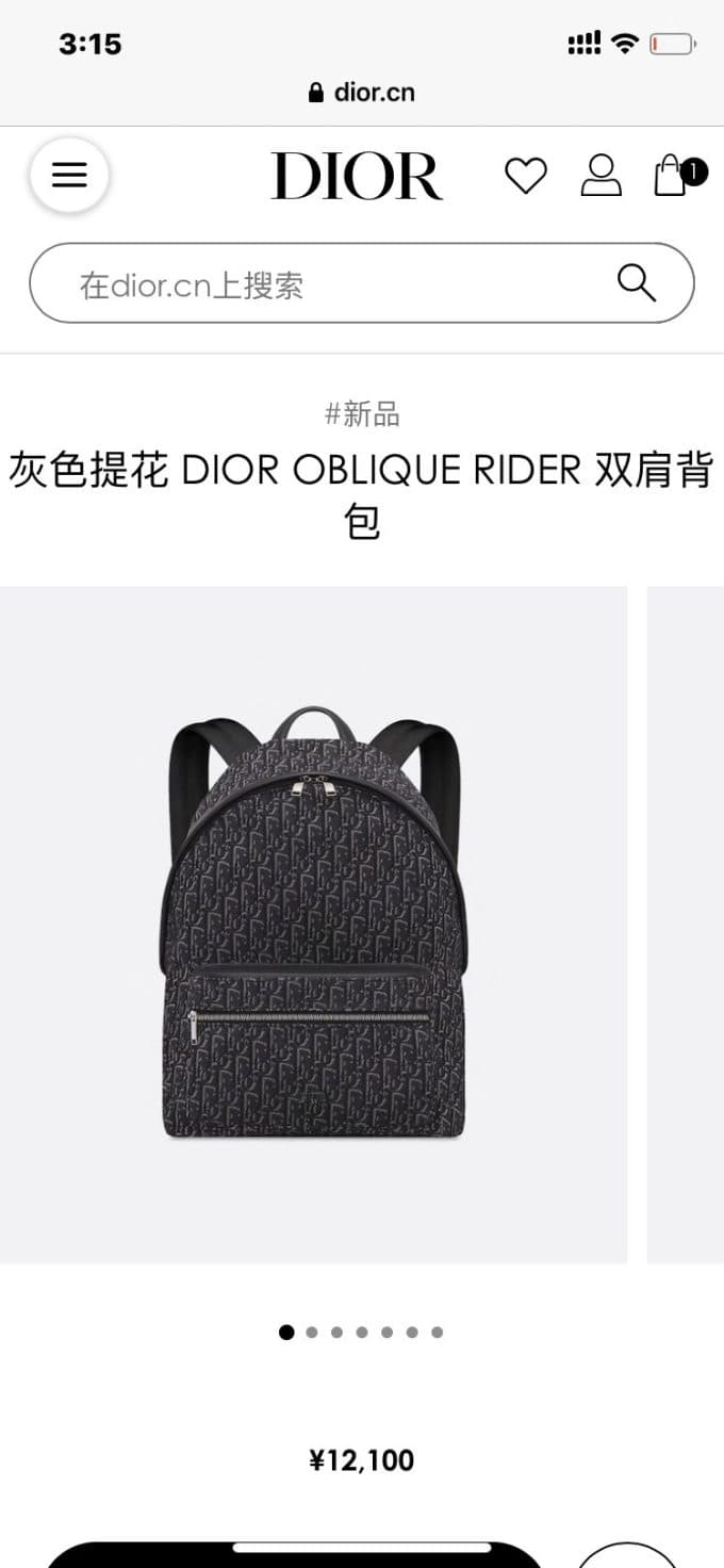 高品質ディオールバッグコピー 定番人気2022新品 Dior メンズ バックパック - 画像 (2)
