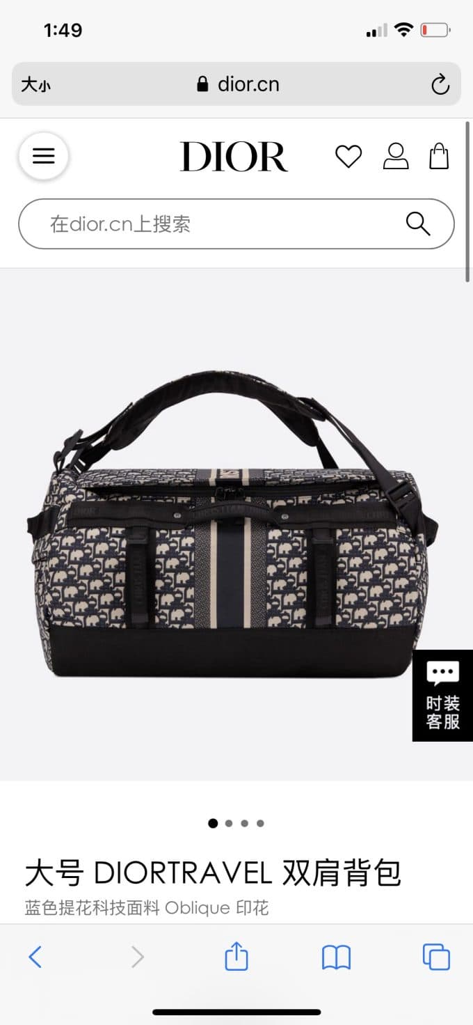 高品質 ディオールバッグコピー 大人気2022新品 Dior 男女兼用 ボストンバッグ - 画像 (2)