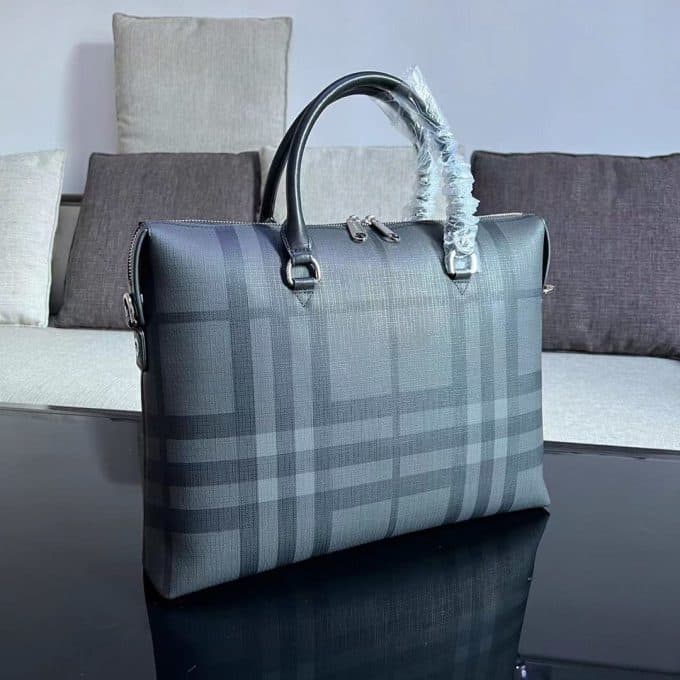 バーバリーバッグコピー 定番人気2022新品 BURBERRY メンズ ブリーフケース - 画像 (2)